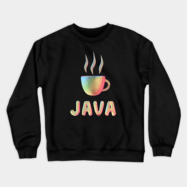 Rainbow Cup of Coffee Crewneck Sweatshirt by HaydenWilliams